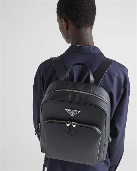 prada leather backpack vintage